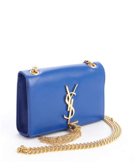 ysl blue clutch bag|ysl clutch bag with chain.